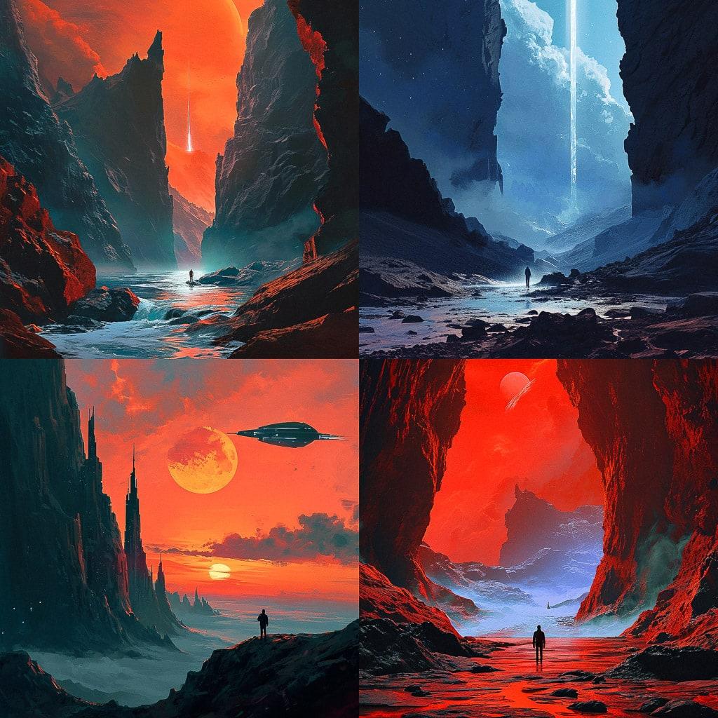Christopher Balaskas style, Midjourney V6, render 1 of 4
