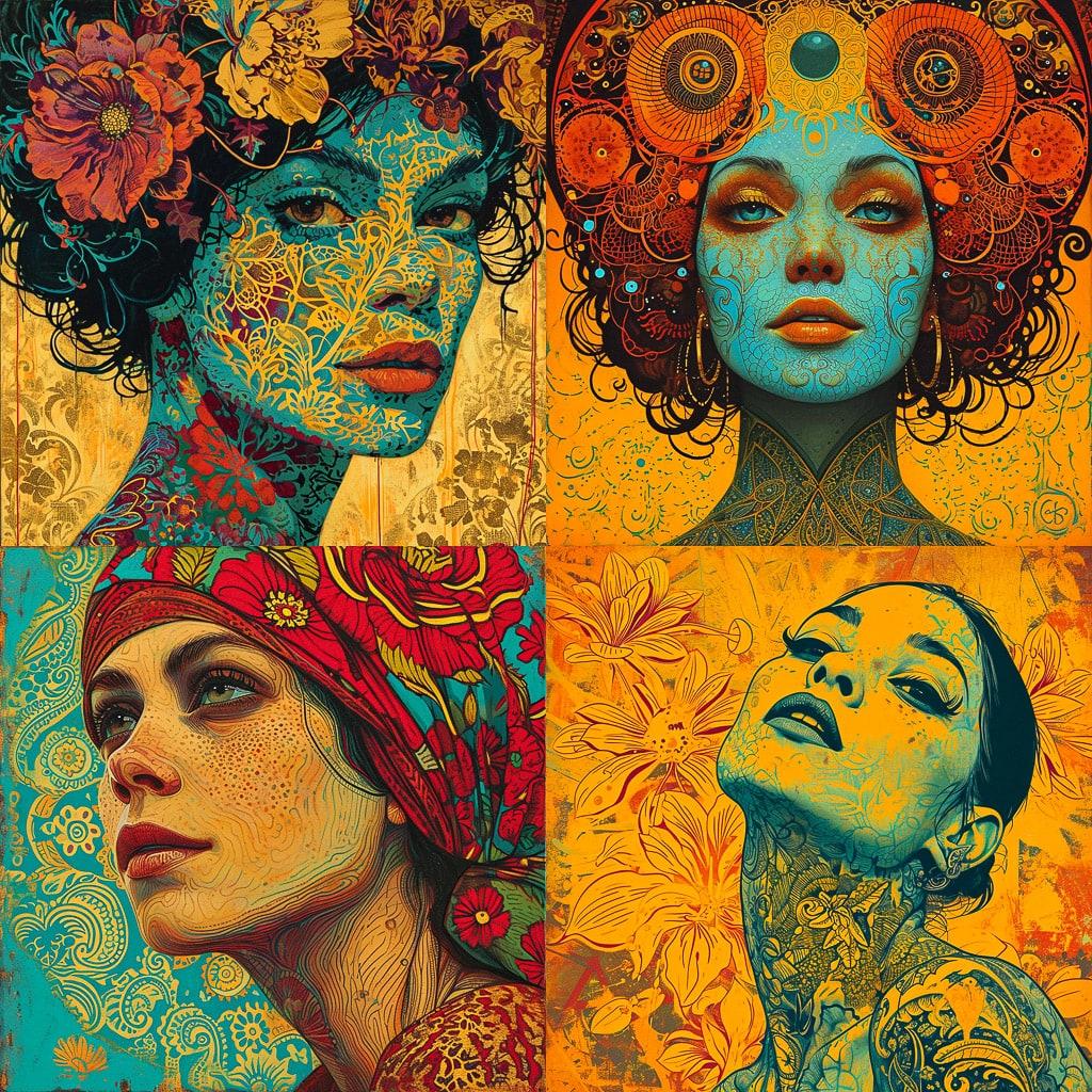 Chuck Sperry style, Midjourney V6, render 1 of 4
