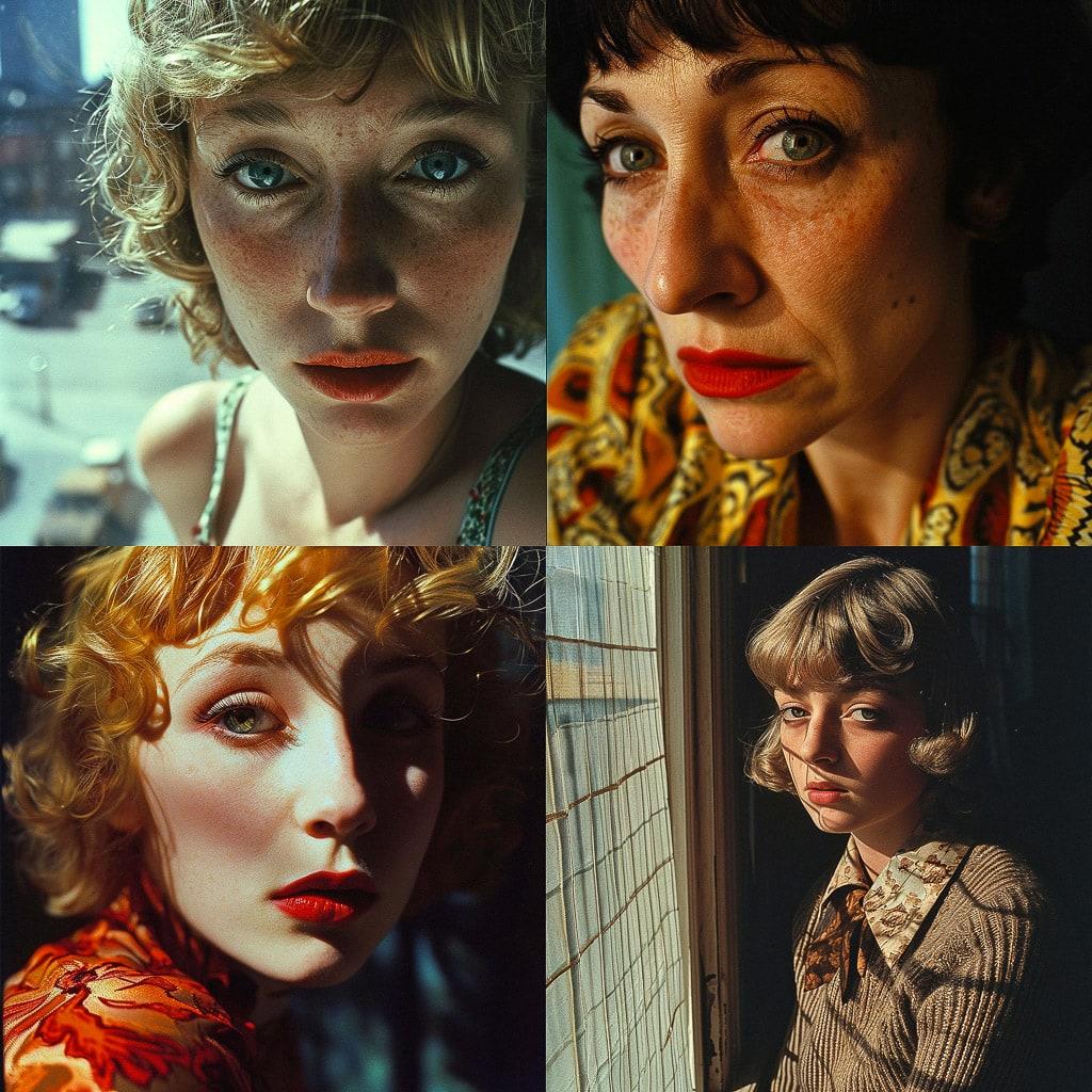 Cindy Sherman style, Midjourney V6, render 1 of 4