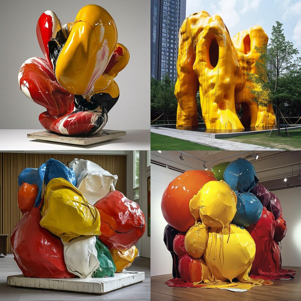 Claes Oldenburg style, Midjourney V6, render 1 of 4