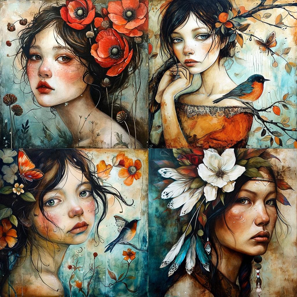 Claudia Tremblay style, Midjourney V6, render 1 of 4