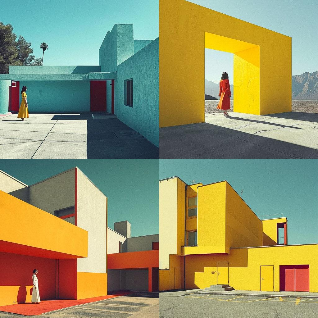 Clemens Ascher style, Midjourney V6, render 1 of 4
