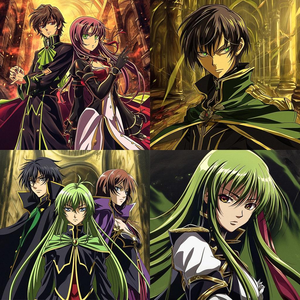 Code Geass style, Midjourney V6, render 1 of 4