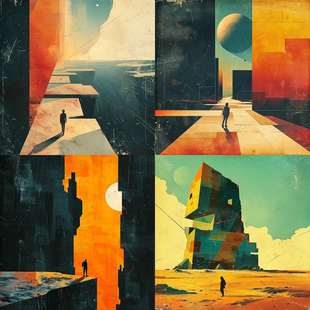 Dan Matutina style, Midjourney V6, render 1 of 4