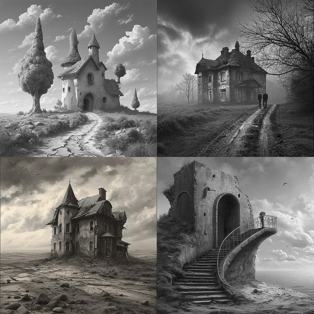 Dariusz Klimczak style, Midjourney V6, render 1 of 4