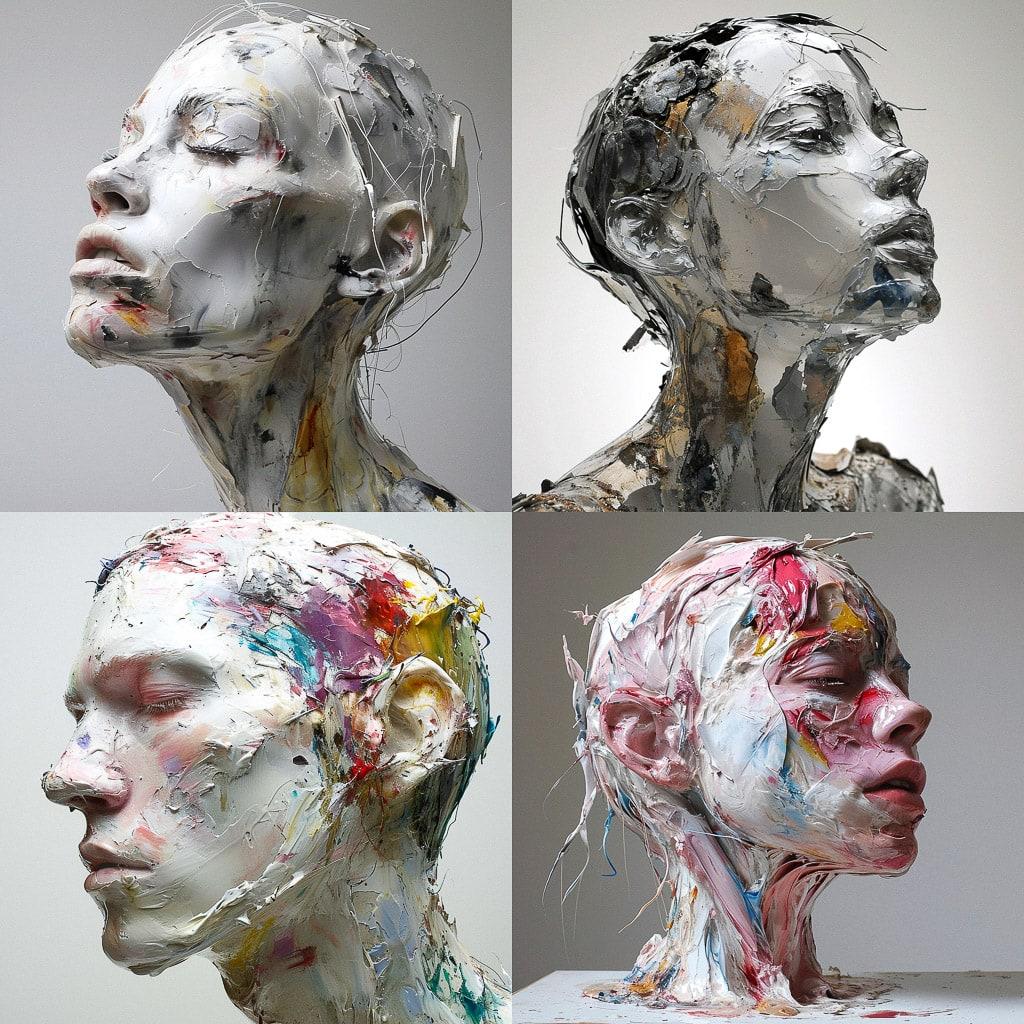 David Altmejd style, Midjourney V6, render 1 of 4