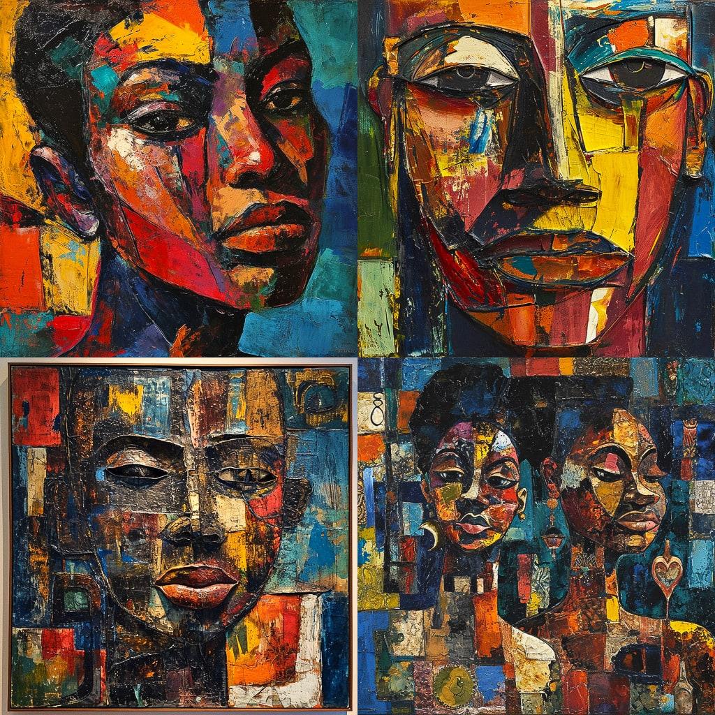 David Driskell style, Midjourney V6, render 1 of 4