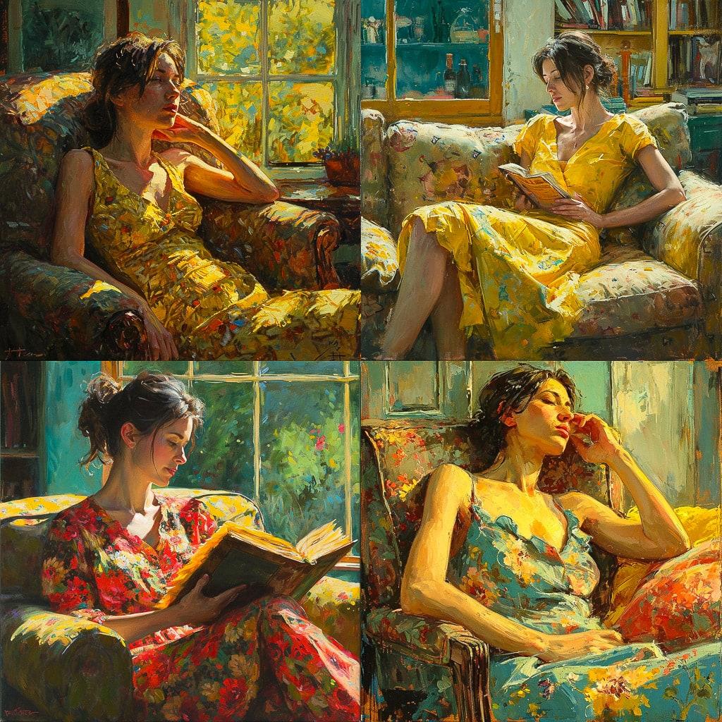 David Hettinger style, Midjourney V6, render 1 of 4