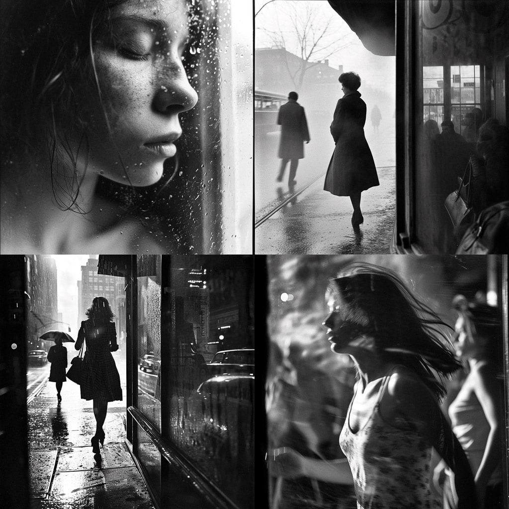 David Hurn style, Midjourney V6, render 1 of 4