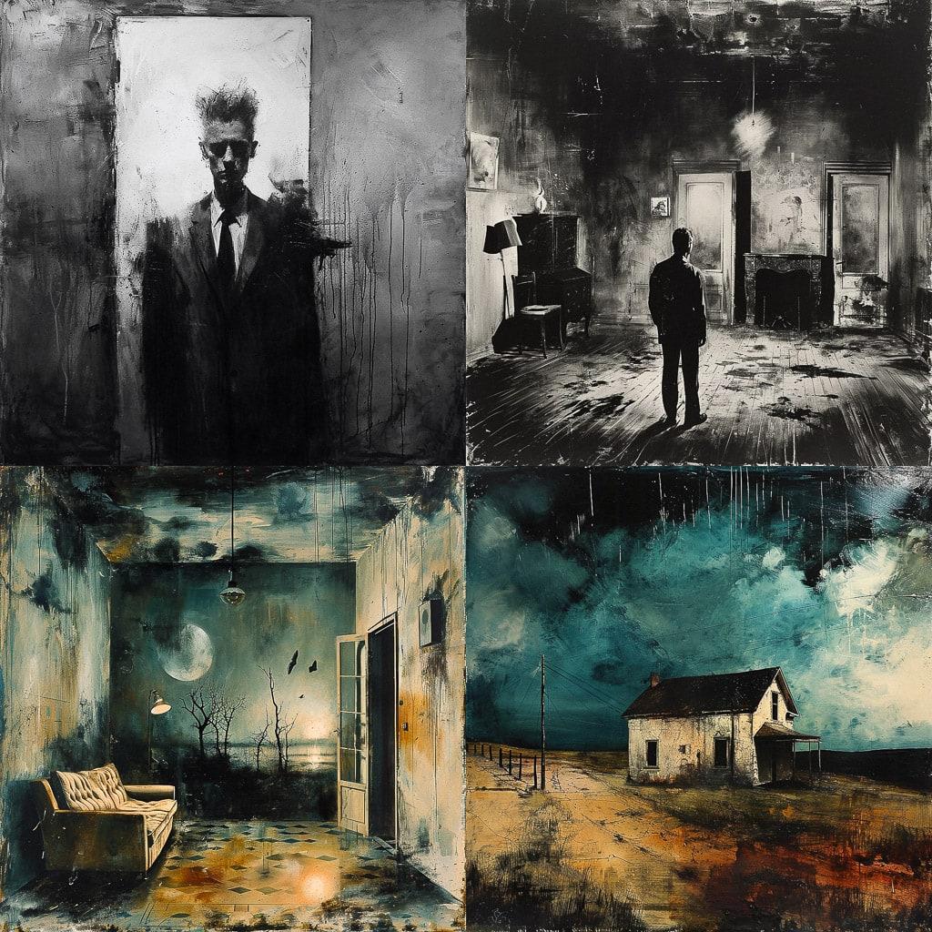 David Lynch style, Midjourney V6, render 1 of 4