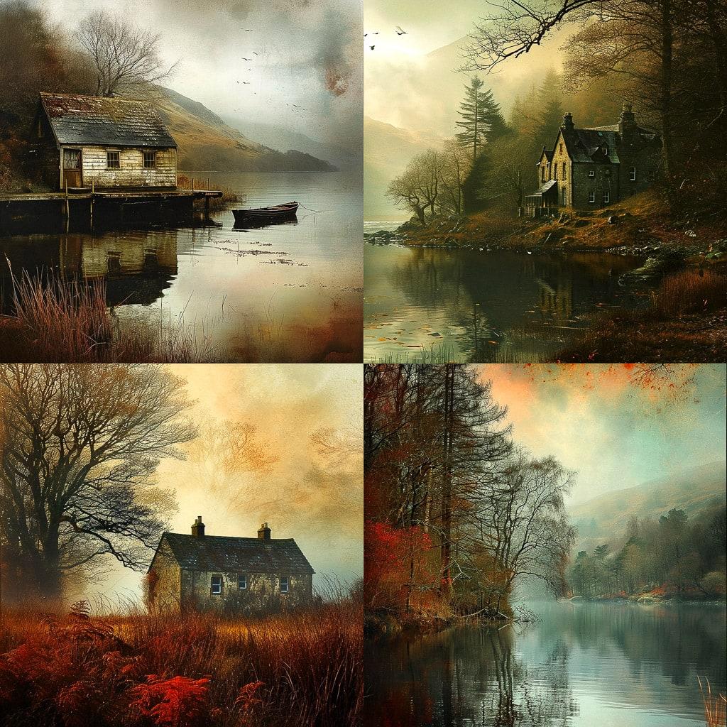 David Mould style, Midjourney V6, render 1 of 4