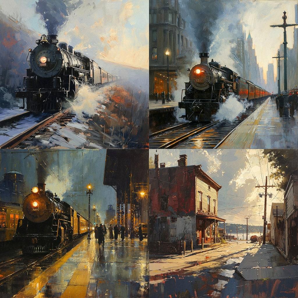David Tutwiler style, Midjourney V6, render 1 of 4