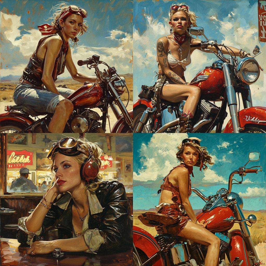 David Uhl style, Midjourney V6, render 1 of 4