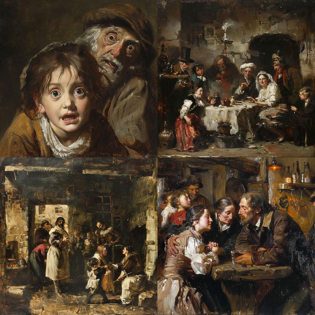 David Wilkie style, Midjourney V6, render 1 of 4