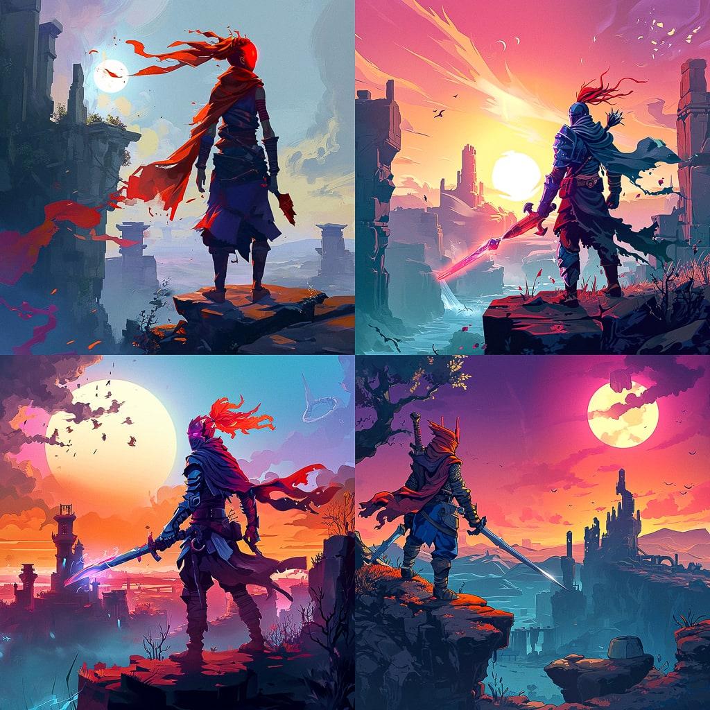 Dead Cells style, Midjourney V6, render 1 of 4