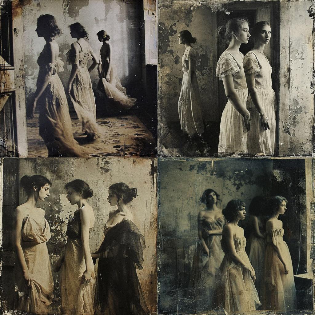 Deborah Turbeville style, Midjourney V6, render 1 of 4