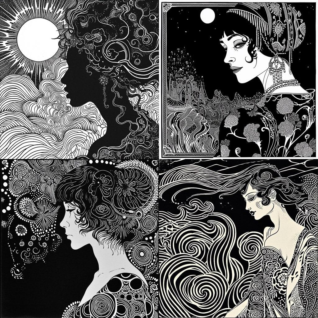Don Blanding style, Midjourney V6, render 1 of 4