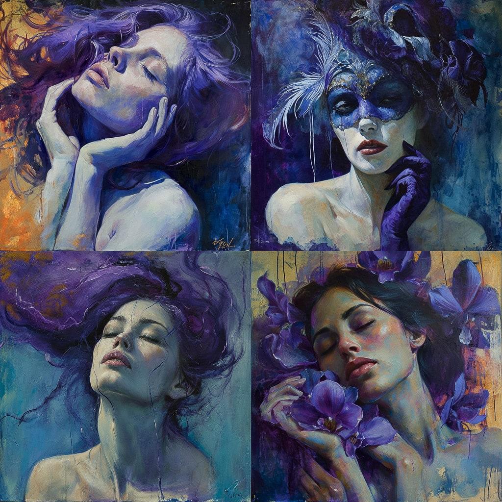 Dorina Costras style, Midjourney V6, render 1 of 4