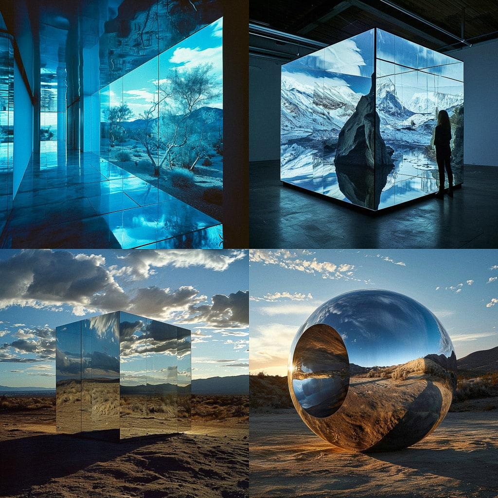 Doug Aitken style, Midjourney V6, render 1 of 4