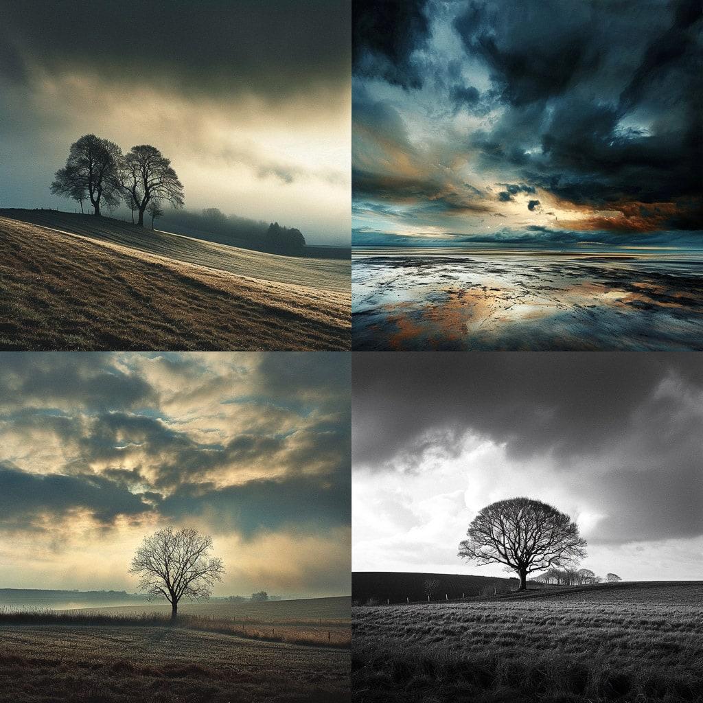 Doug Chinnery style, Midjourney V6, render 1 of 4