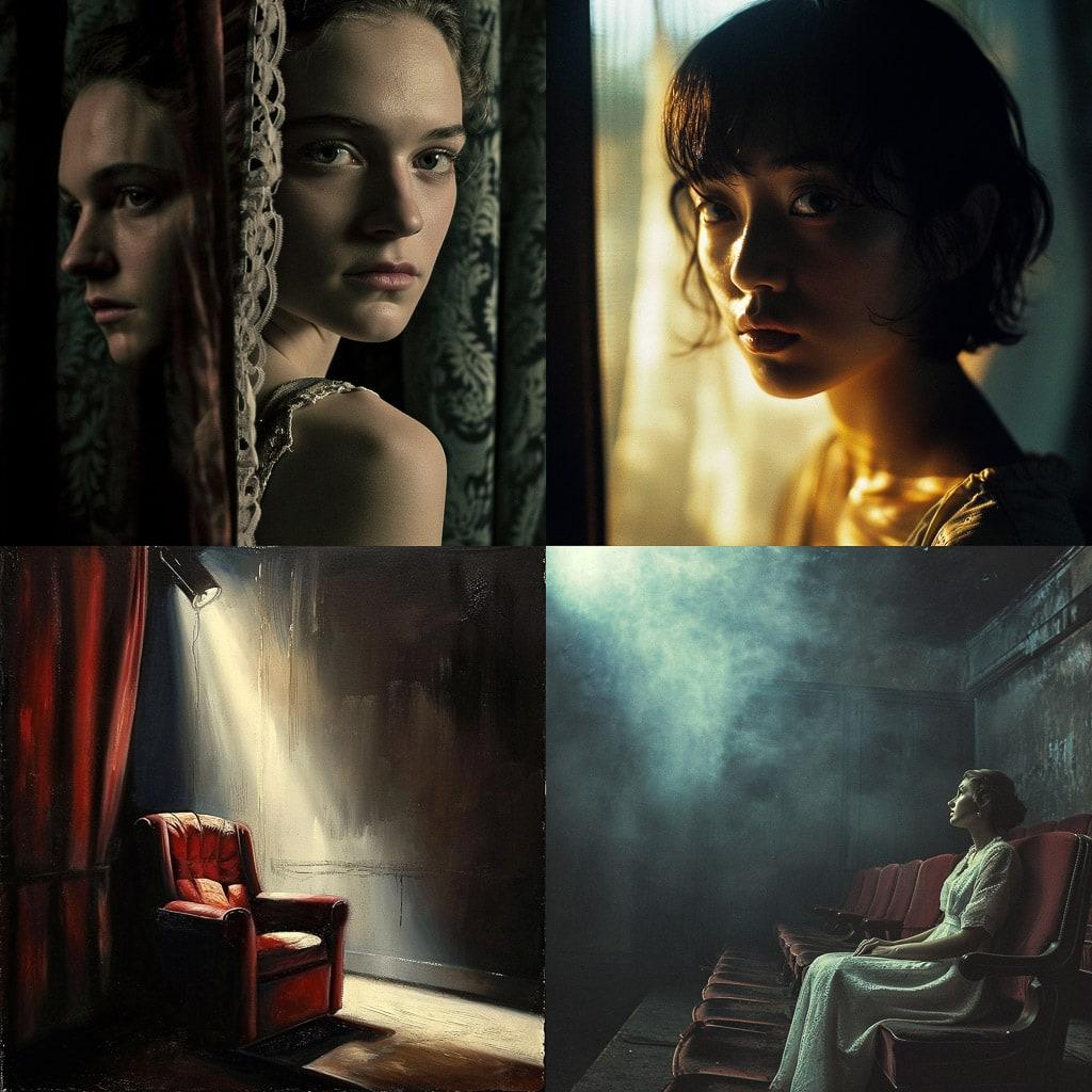 Drama movie style, Midjourney V6, render 1 of 4