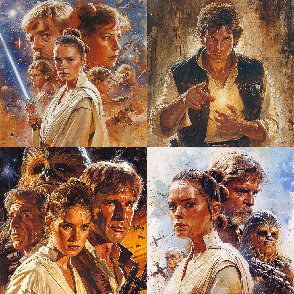 Drew Struzan style, Midjourney V6, render 1 of 4