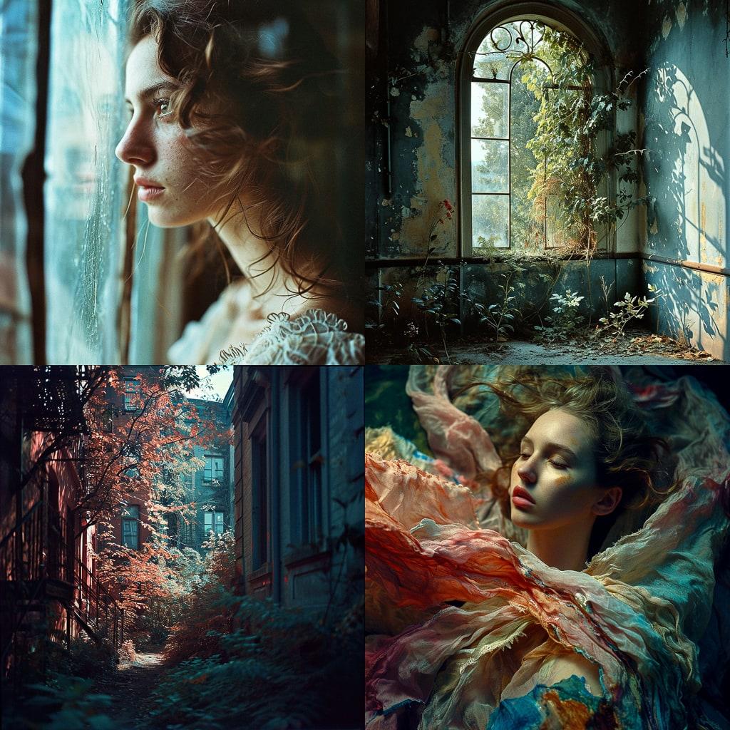 Dufaycolor photograph style, Midjourney V6, render 1 of 4