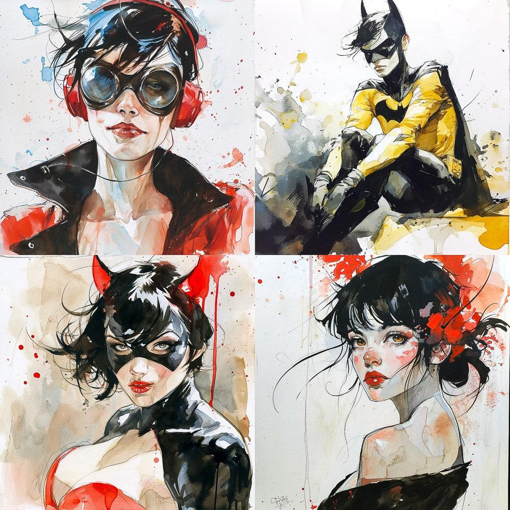Dustin Nguyen style, Midjourney V6, render 1 of 4
