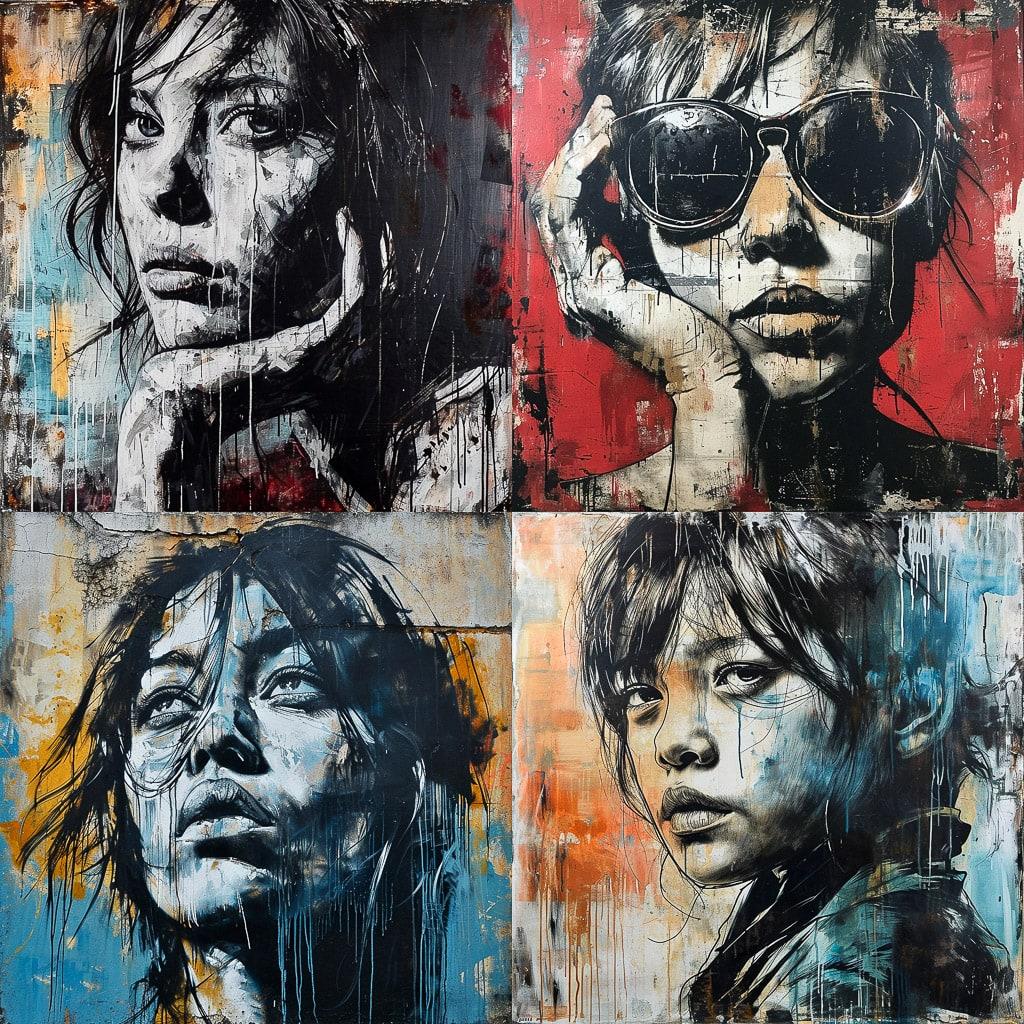 Eddie Colla style, Midjourney V6, render 1 of 4