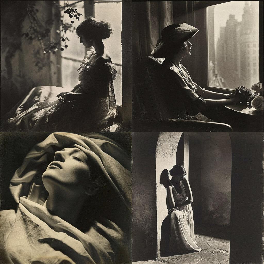Edward Steichen style, Midjourney V6, render 1 of 4