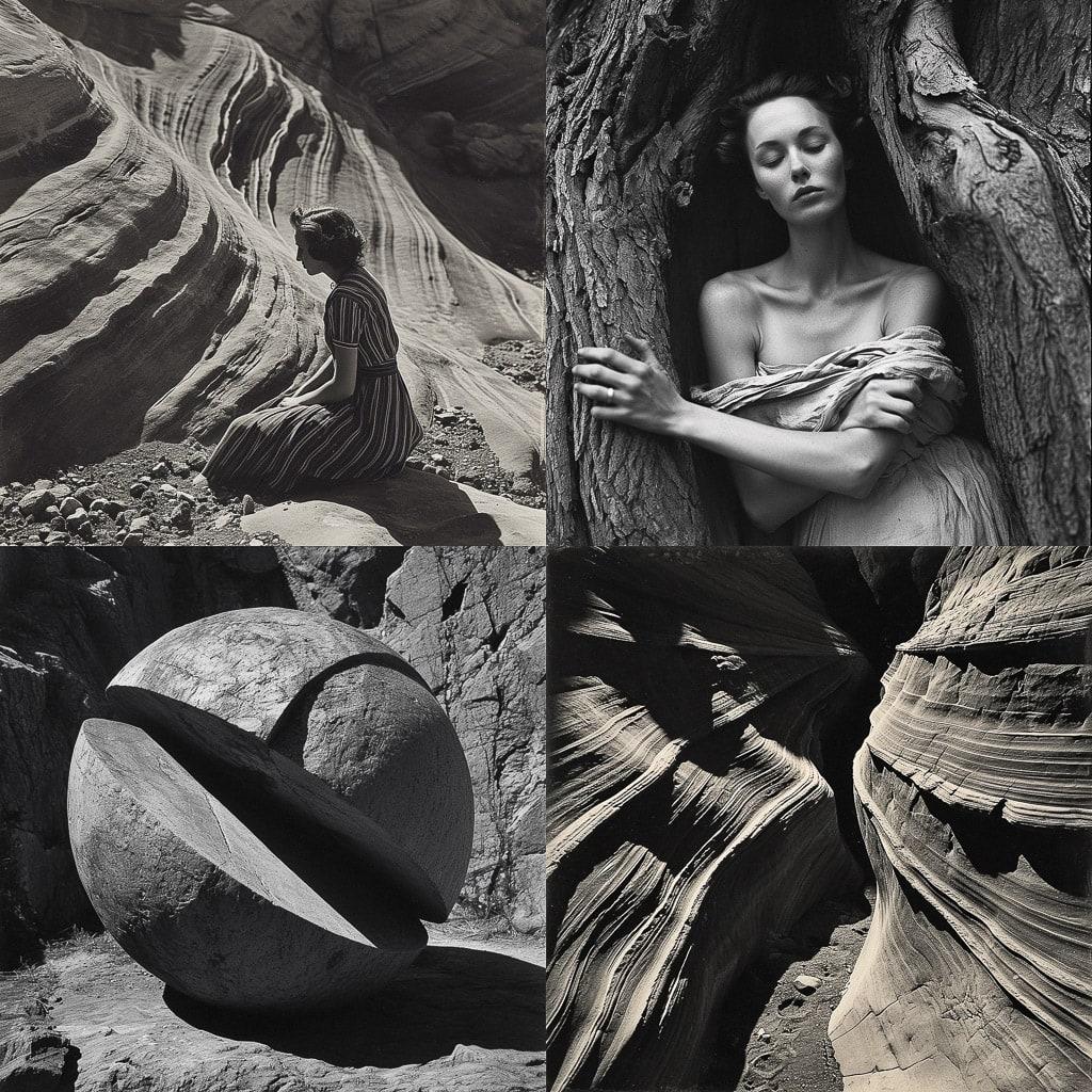 Edward Weston style, Midjourney V6, render 1 of 4
