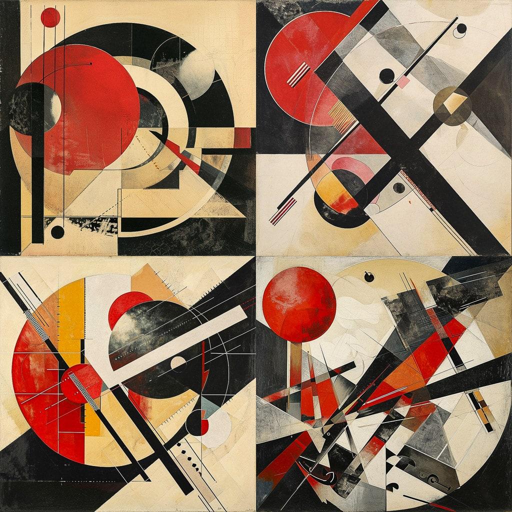 El Lissitzky style, Midjourney V6, render 1 of 4