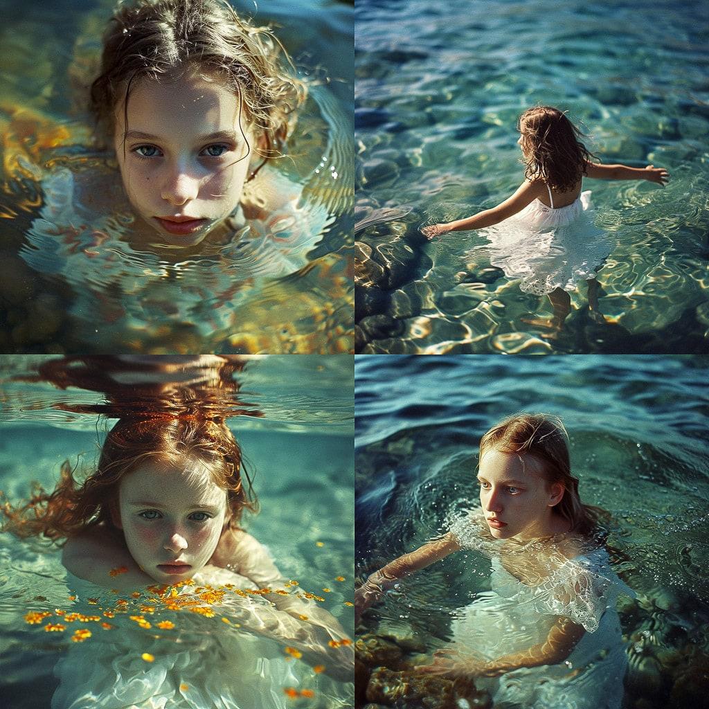 Elena Kalis style, Midjourney V6, render 1 of 4