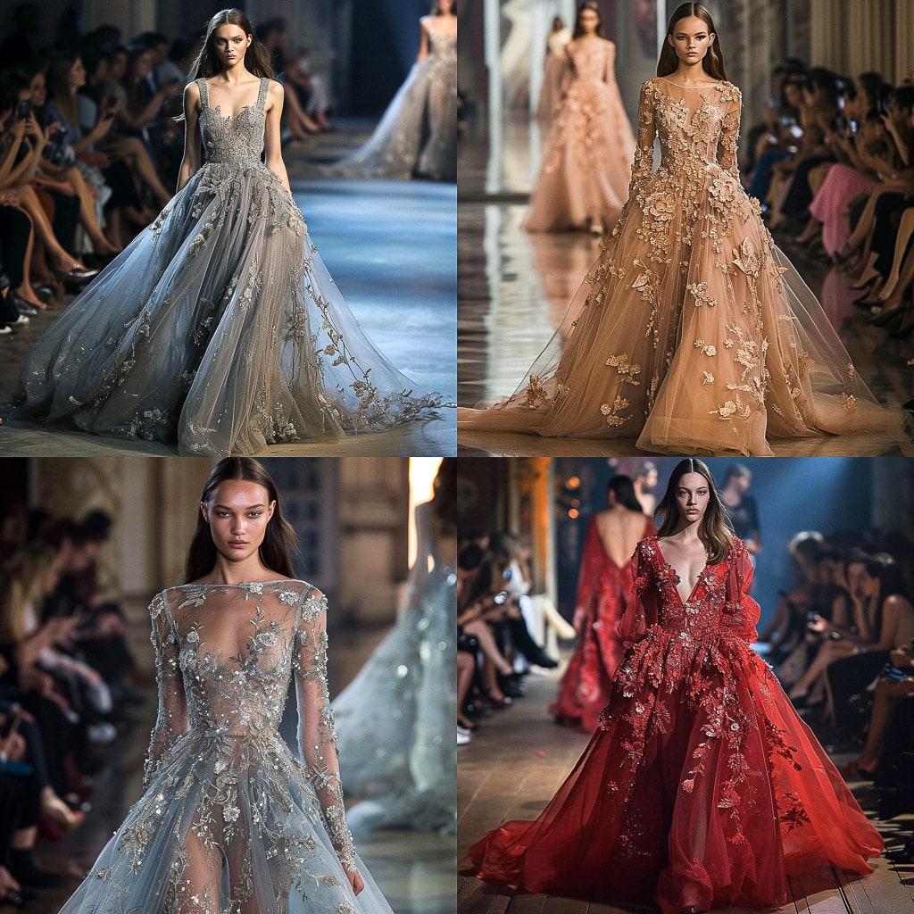 Elie Saab style, Midjourney V6, render 1 of 4