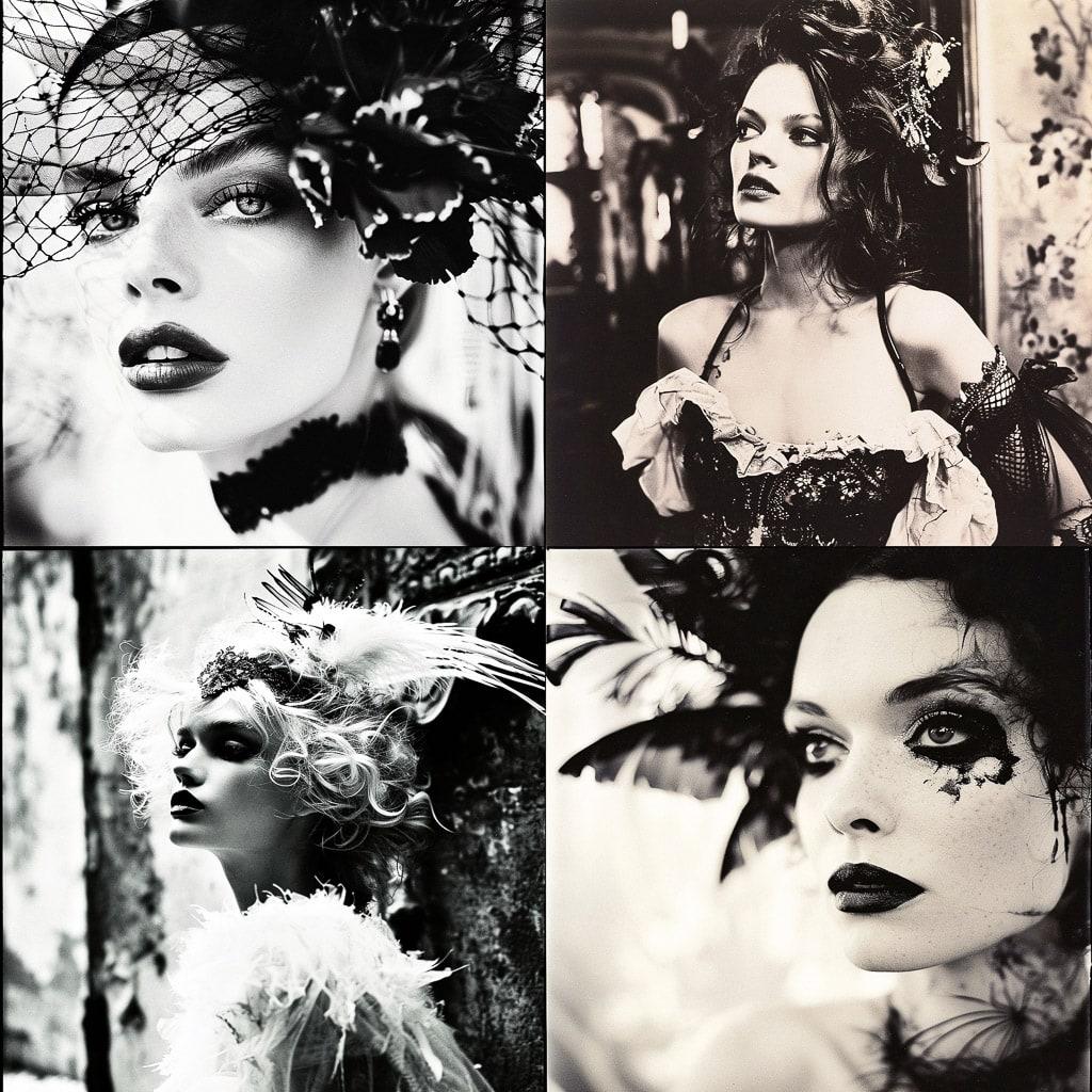 Ellen von Unwerth style, Midjourney V6, render 1 of 4