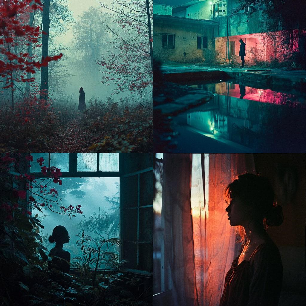 Elsa Bleda style, Midjourney V6, render 1 of 4