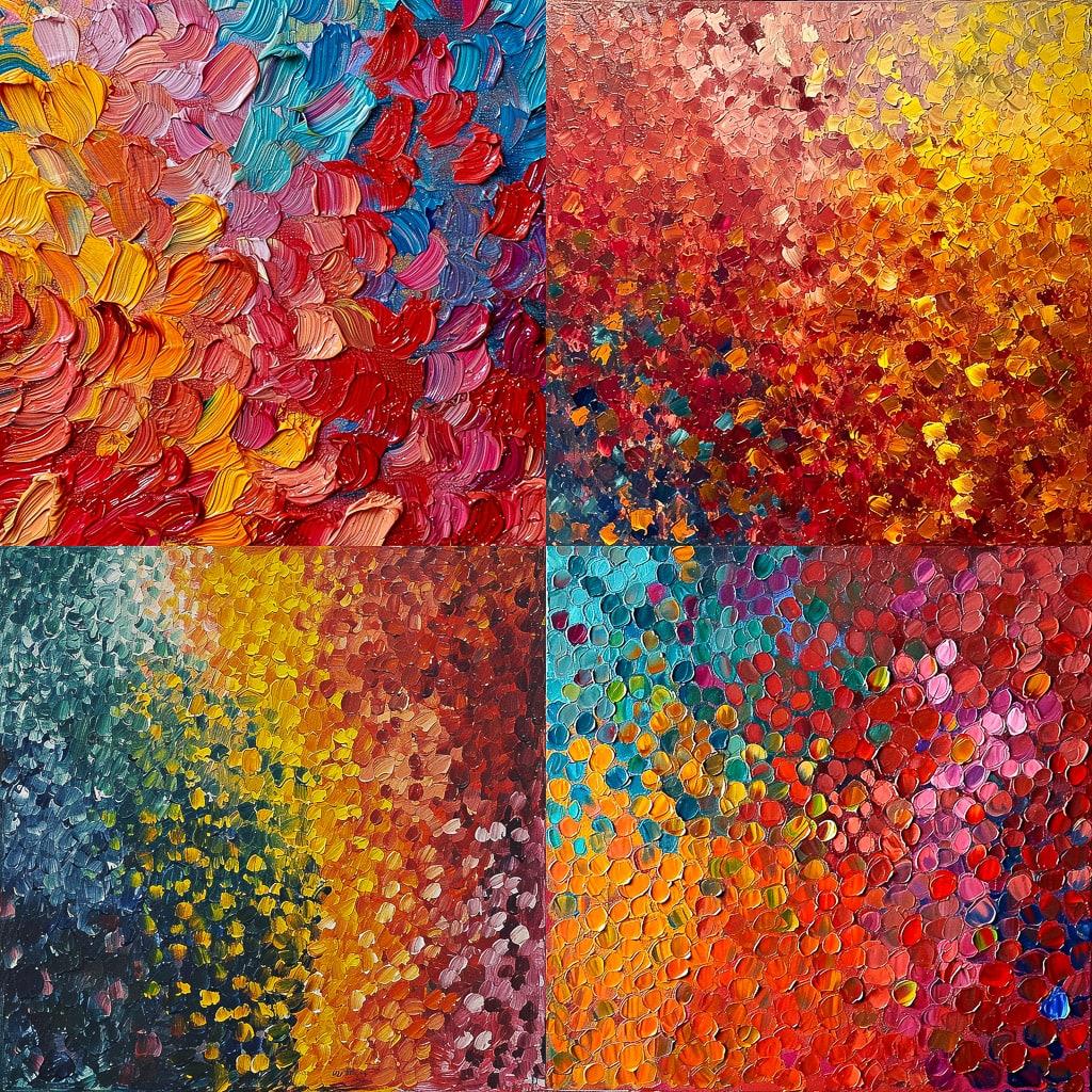 Emily Kame Kngwarreye style, Midjourney V6, render 1 of 4