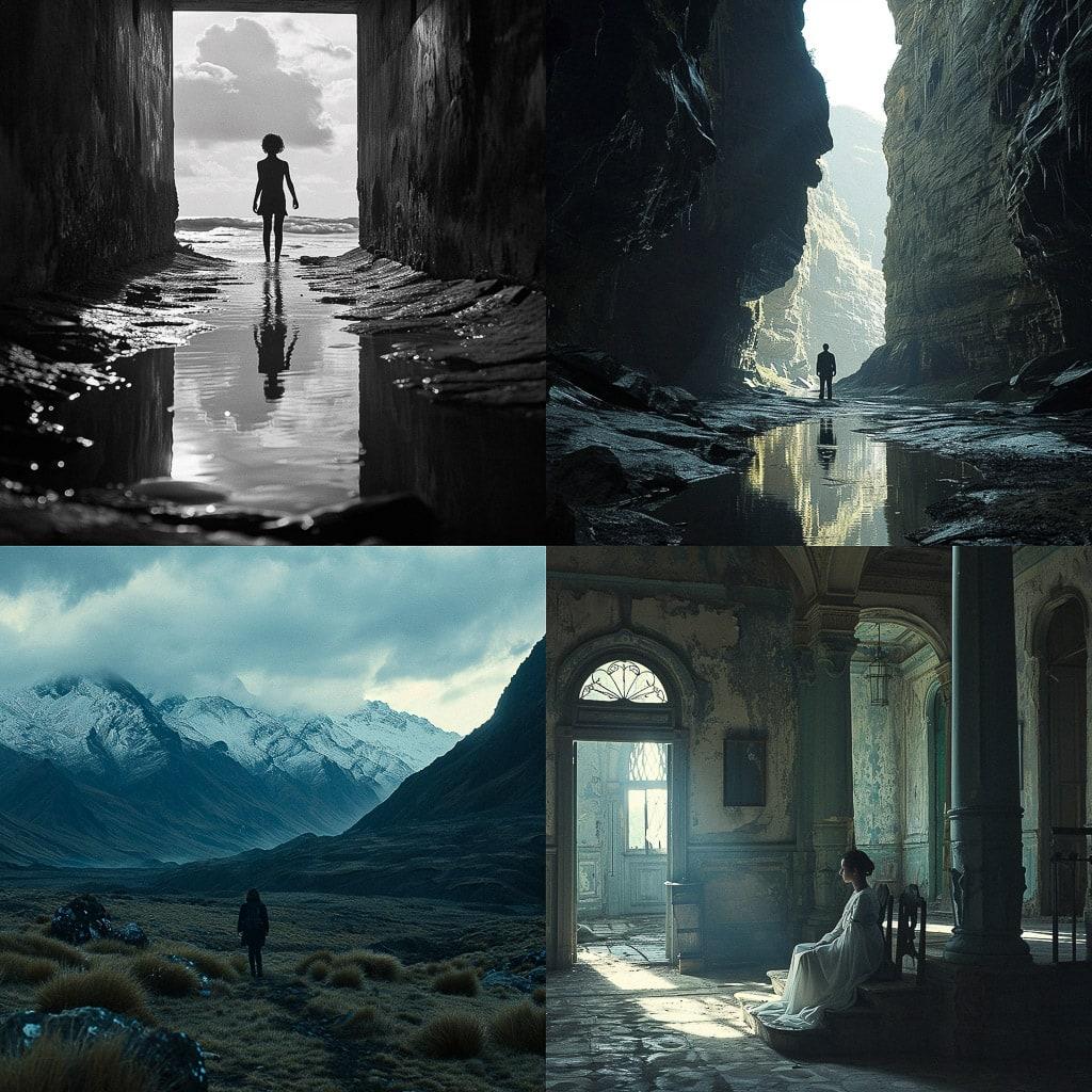 Emmanuel Lubezki style, Midjourney V6, render 1 of 4