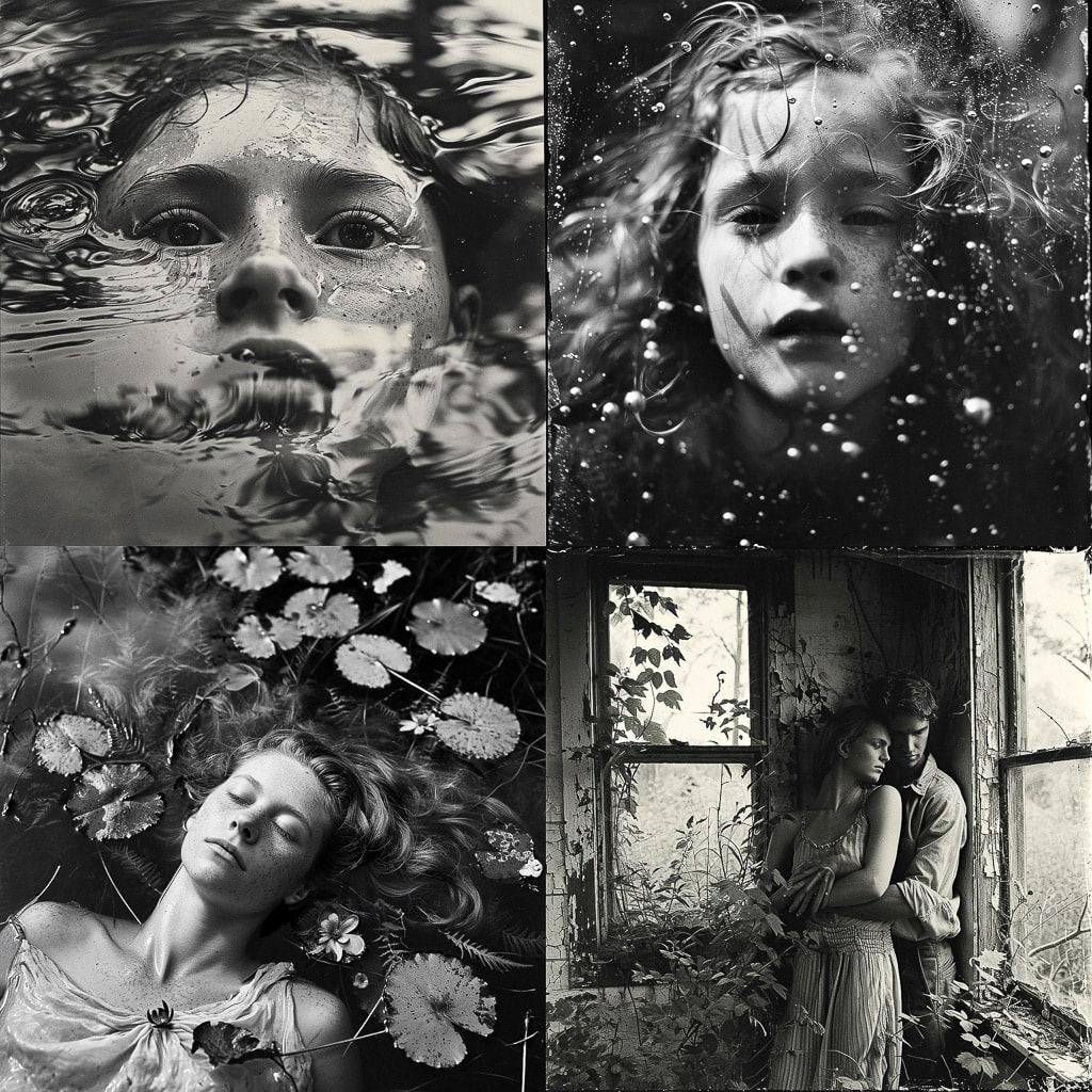 Emmet Gowin style, Midjourney V6, render 1 of 4