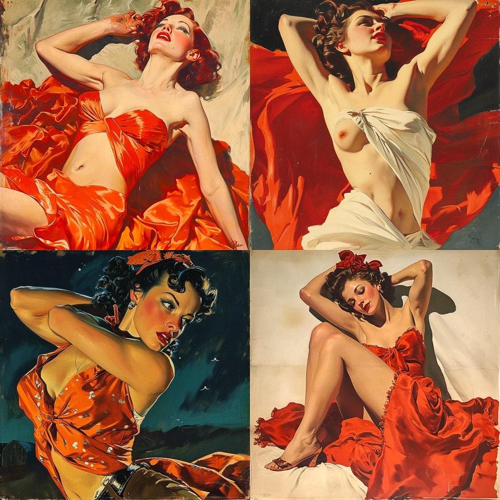 Enoch Bolles style, Midjourney V6, render 1 of 4
