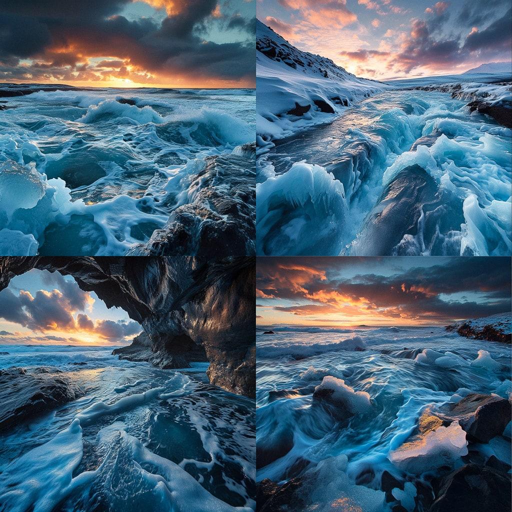 Erez Marom style, Midjourney V6, render 1 of 4