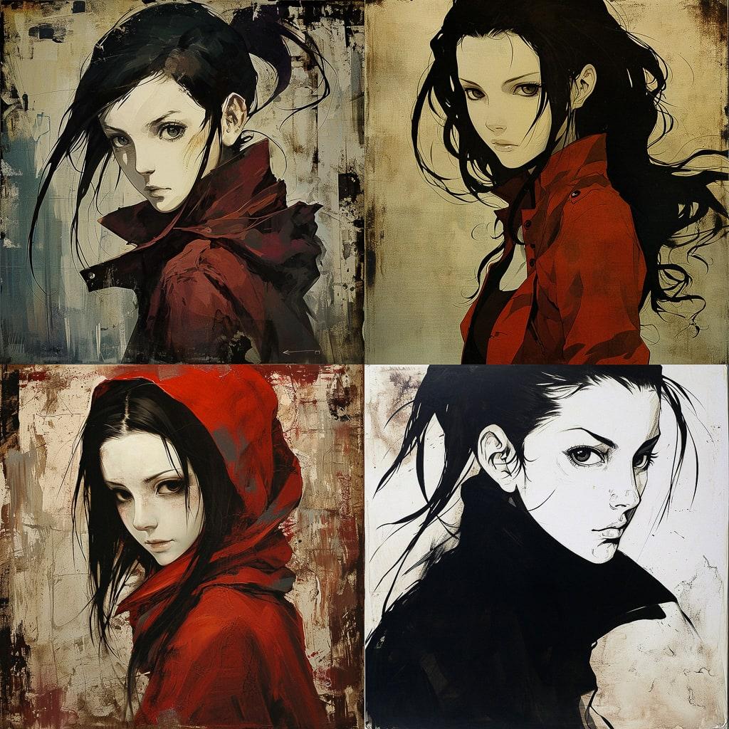 Ergo Proxy style, Midjourney V6, render 1 of 4