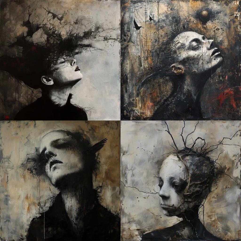 Eric Lacombe style, Midjourney V6, render 1 of 4