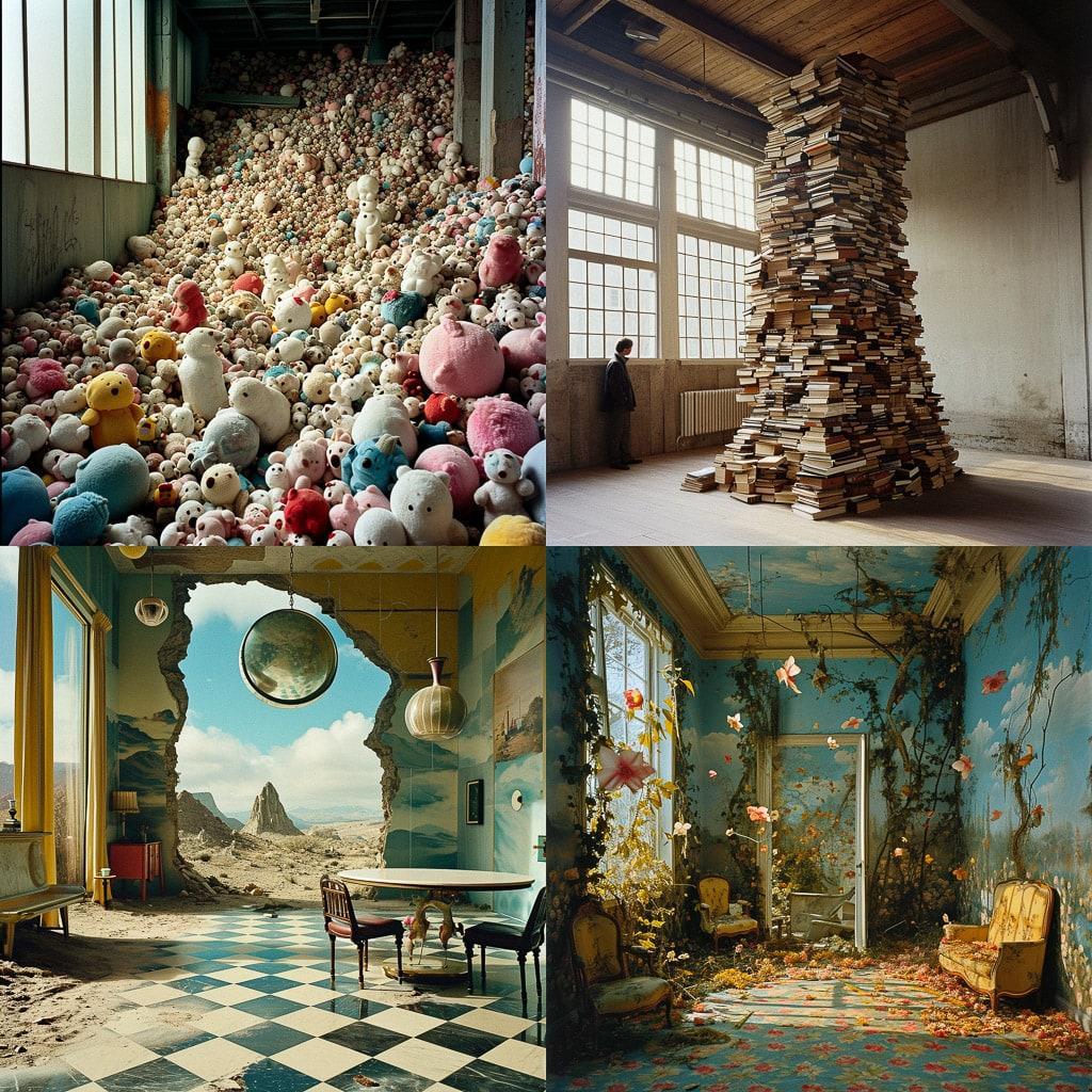 Erik Kessels style, Midjourney V6, render 1 of 4