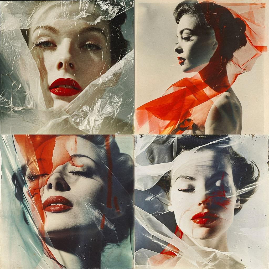 Erwin Blumenfeld style, Midjourney V6, render 1 of 4