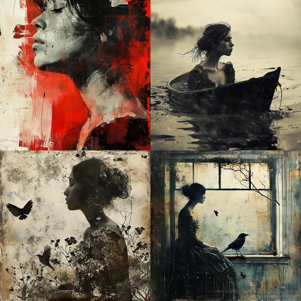 Fabienne Rivory style, Midjourney V6, render 1 of 4