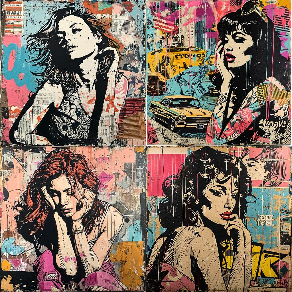 FAILE style, Midjourney V6, render 1 of 4