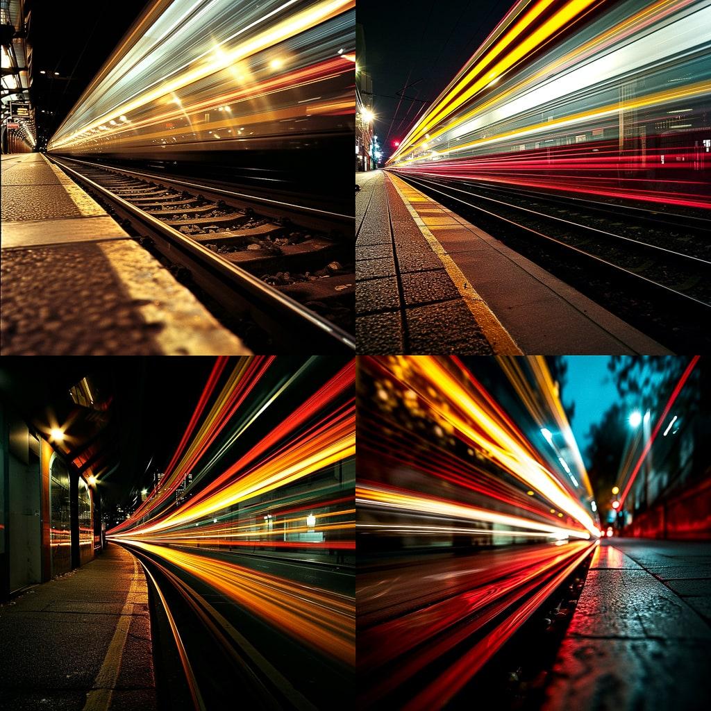Fast shutter speed style, Midjourney V6, render 1 of 4