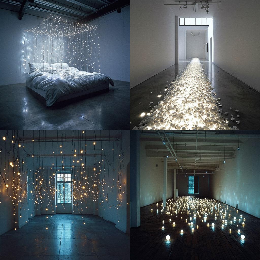 Felix Gonzalez-Torres style, Midjourney V6, render 1 of 4