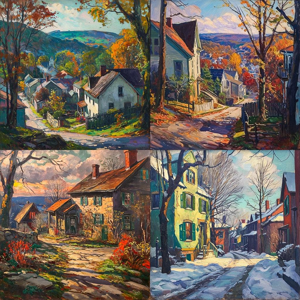 Fern Isabel Coppedge style, Midjourney V6, render 1 of 4